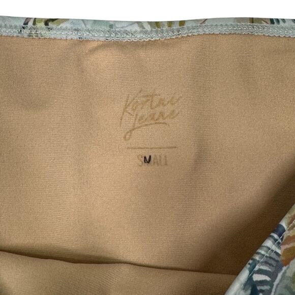 Kortni Jeane Gone Bananas Bikini Set Small High Waisted Bottons Longline Top - Picture 10 of 12